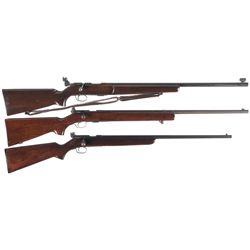 Three Bolt Action Rifles