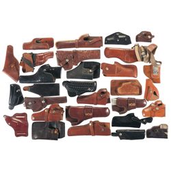 Grouping of Leather Holsters