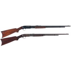 Two Remington Slide Action Rifles