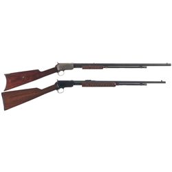 Two Winchester Slide Action Rifles