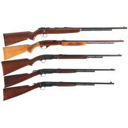 Five Remington Rifles