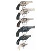 Image 2 : Collector's Lot of Six Double Action Revolvers A) US Revolver Company Top Break Revolver