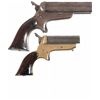 Image 1 : Two Pepperbox Pistols A) Sharps Model 3 Pistol