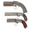 Image 2 : Three Pepperbox Revolvers