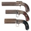 Image 2 : Three Percussion Pepperbox Revolvers