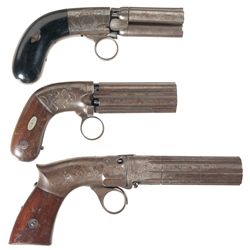 Three Ring Trigger Pepperboxes