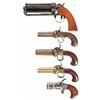 Image 2 : Collector's Lot of Five Pepperbox Revolvers