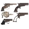 Image 1 : Five Antique Hand Guns