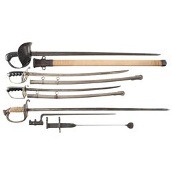 Four Swords and Two Bayonets