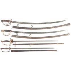 Four U.S. Military Swords
