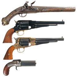 Four Black Powder Handguns