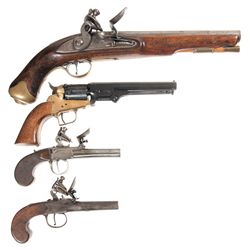 Four Antique Handguns