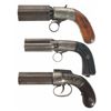 Image 2 : Three Percussion Pepperbox Revolvers