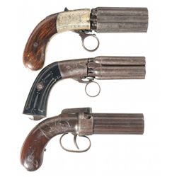 Three Pepperboxes