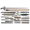 Image 1 : One U.S. Cavalry Sword and an Assortment of Knives and Bayonets