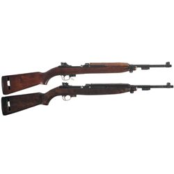 Two Semi-Automatic M1 Carbines