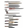 Image 1 : Eight Bayonets and One Knife with Sheaths