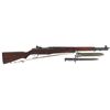 Image 1 : U.S. Springfield M1 Garand Semi-Automatic Rifle with Bayonet