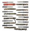 Image 1 : Grouping of 11 Bayonets with Sheaths and 1 Knife with Sheath