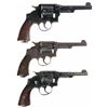 Image 2 : Three Smith & Wesson Double Action Revolvers