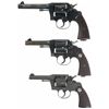 Image 1 : Three Colt Double Action Revolvers