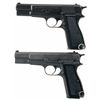 Image 1 : Two Fabrique Nationale High Power Semi-Automatic Pistols