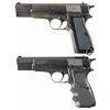 Image 2 : Two Belgian High Power Semi-Automatic Pistols