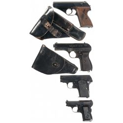 Four Semi-Automatic Pistols