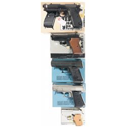 Five Boxed Semi-Automatic Pistols