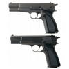Image 2 : Two Belgian Browning MK II High Power Semi-Automatic Pistols