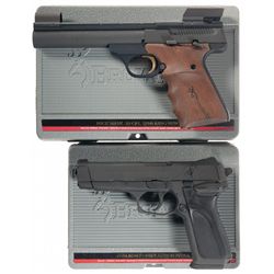 Two Cased Semi-Automatic Pistols