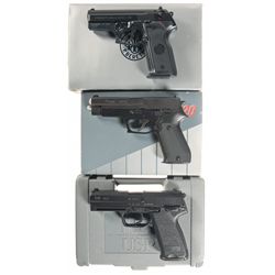 Three Semi-Automatic Pistols