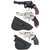Image 1 : Three Smith & Wesson Revolvers A) Smith & Wesson Model 34 Revolver with Case