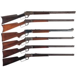 Six Marlin Lever Action Rifles