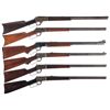 Image 1 : Six Marlin Lever Action Rifles