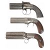 Image 2 : Three Pepperbox Pistols