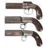 Image 2 : Three Double Action Pepperboxes