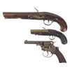 Image 2 : Two Flintlock Pistols and a Revolver