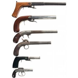 Six Percussion Pistols