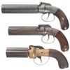 Image 2 : Three Pepperbox Pistols