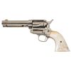 Image 1 : Colt Single Action Army Revolver with Pearl Grips and Factory Letter