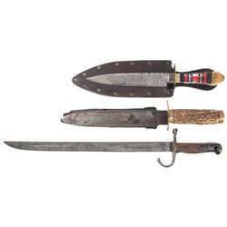 Two Knives and a Bayonet