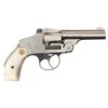 Image 2 : Smith & Wesson .38 Safety Hammerless 4th Model Double Action Revolver with Pearl Grips and Holster