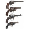Image 1 : Four Double Action Revolvers