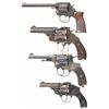 Image 2 : Four Double Action Revolvers