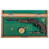 Image 1 : Cased A.F.  Stoeger Marked German Single Shot Target Pistol