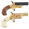 Image 2 : Cased Pair of Lord & Lady Colt Derringers