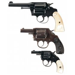 Three Double Action Revolvers