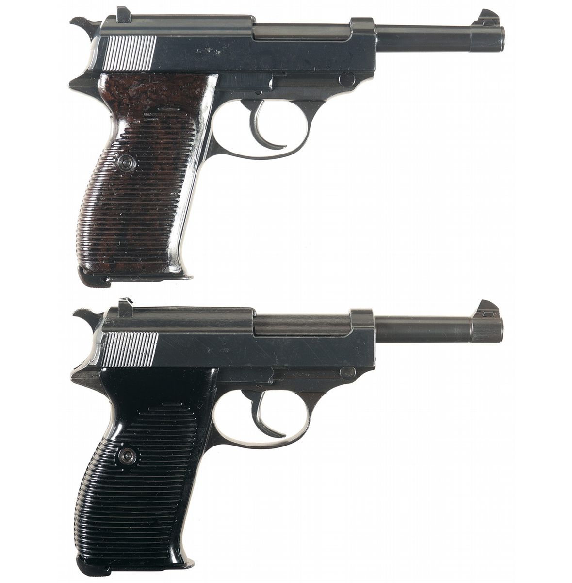 Two Walther P38 Semi-Automatic Pistols