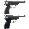 Image 2 : Two Walther P38 Semi-Automatic Pistols